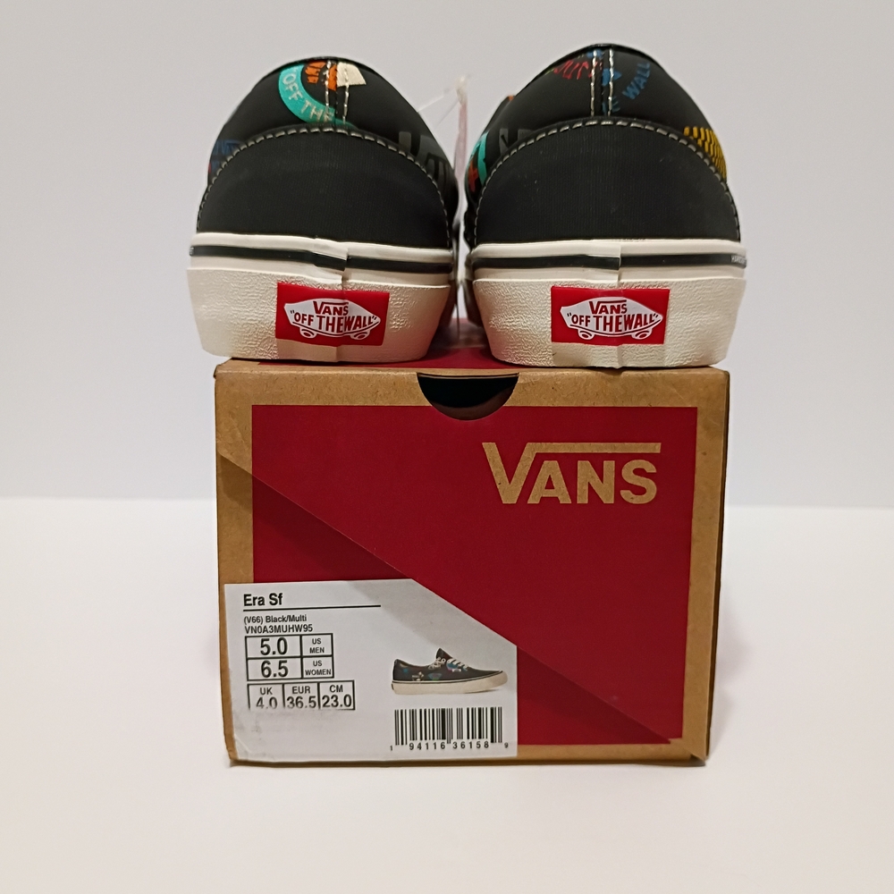 Vans Era Sf V66 Black Multi Unisex Skater Sneakers - Picture 7 of 15